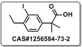 2-(4-ethyl-3-iodophenyl)-2-Methylpropanoic acid