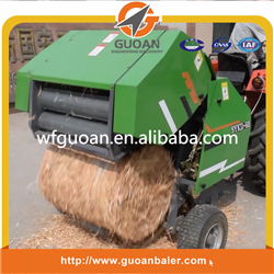 straw hay round baler