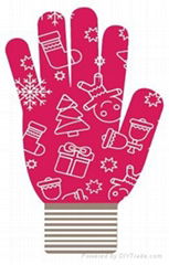 christmas glove, event glove