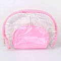 Fashion beauty travel pvc clear plastic cosmetic bag 4