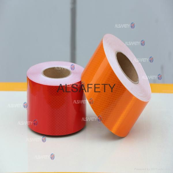 High quality ACP100 yellow green reflective tape for car 4