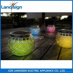 solar mosaic decorative garden light