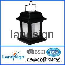 solar powered square lantern