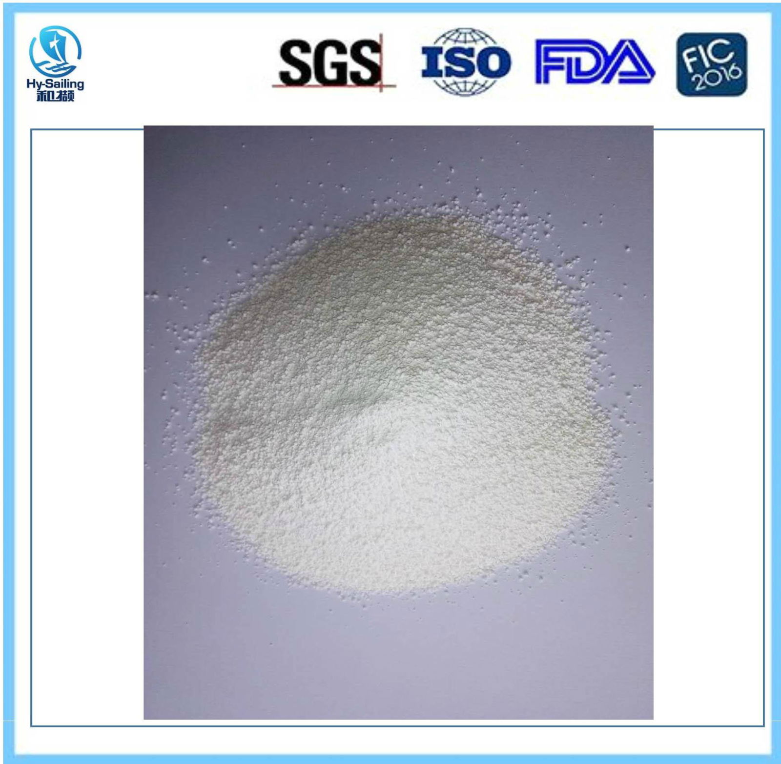 Pure Food Additive Calcium Carbonate Granules HSCCG HySailing