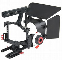 YELANGU Popular DSLR Camera Cage Shoulder Mount Rig Kit C500 Contain Follow Focu