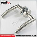 Latest stainless steel lever curved door handles 2