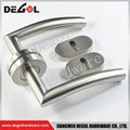 Latest stainless steel lever curved door handles 4