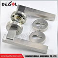 Hot Sale stainless steel solid lever chinese door handles 4