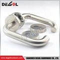 Custom stainless steel tube rose door handle 1