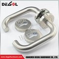 Custom stainless steel tube rose door handle 3