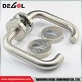 Custom stainless steel tube rose door handle 4