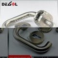 Custom stainless steel lever commercial door handles 2