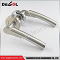 Custom stainless steel tube type architectural door handles hardware 5