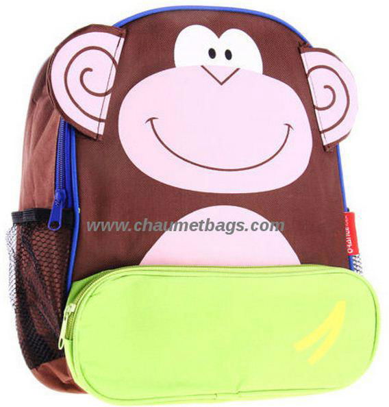 2017 new design children kindergarten school shoulder kids backpack 4