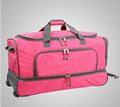 Custom Duffle Bag For Travel Sturdy Telescoping Handle For Easy Handling