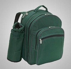 New Insulated Picnic Backpack with Picnic Service for Four