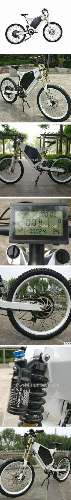3000W 26 inch electric bicycle Fat Tire e bike 3