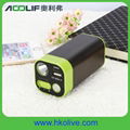 HT541 Portable USB Hand Warmer Power Bank 8800mAh 10400mAh 3 in 1 Function Light 2