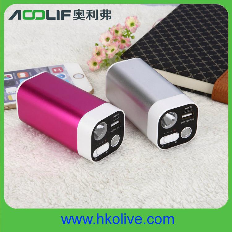 HT541 Portable USB Hand Warmer Power Bank 8800mAh 10400mAh 3 in 1 Function Light 4