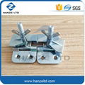 Screen printing hinge clamps