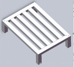 Aluminum alloy pallet