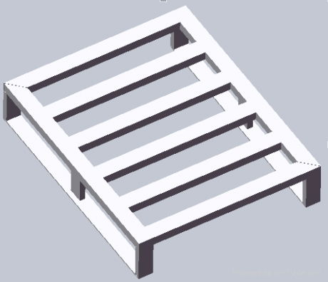 Aluminum alloy pallet