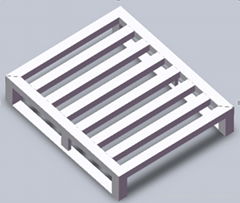 Aluminum alloy pallet