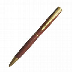 #PKSL-2-SG Slimline Satin Gold Twist Pen