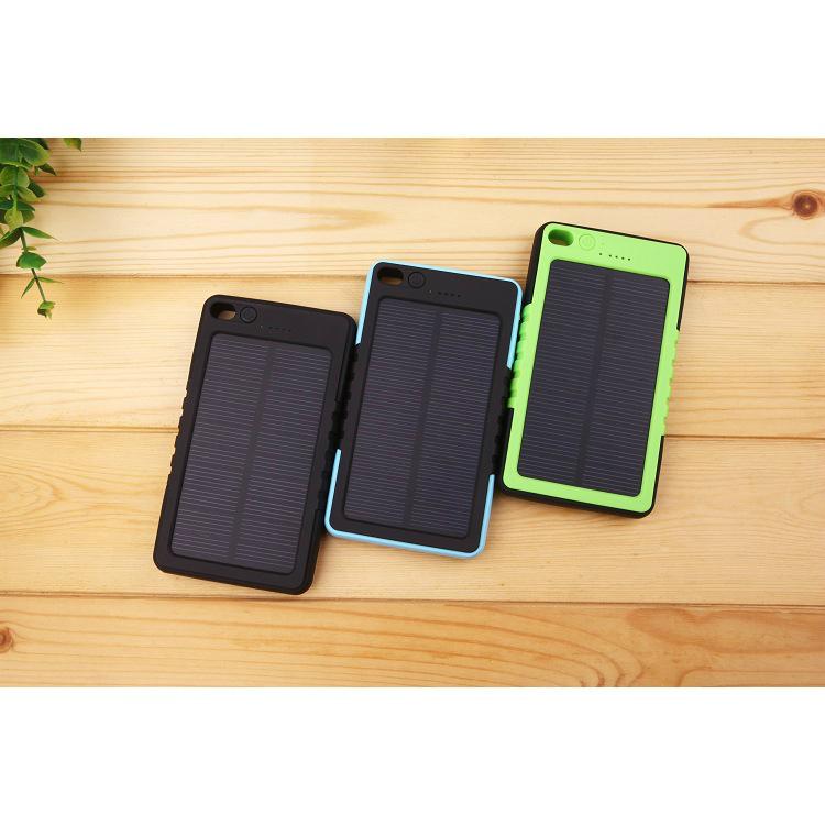 6000mah portable powerbank solar power bank charger mobile phone body panel 0.7  4