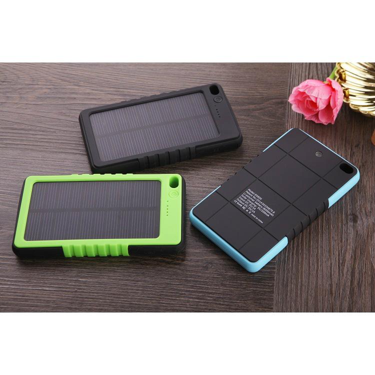 6000mah portable powerbank solar power bank charger mobile phone body panel 0.7  5