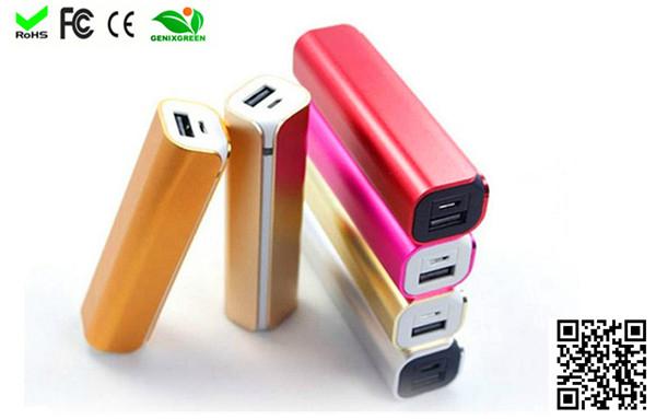 new coming aluminium smart power bank 2600mAh 4