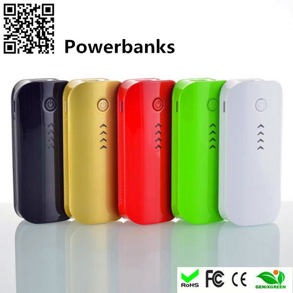 2017 gift items 5600mah power bank with led light 5