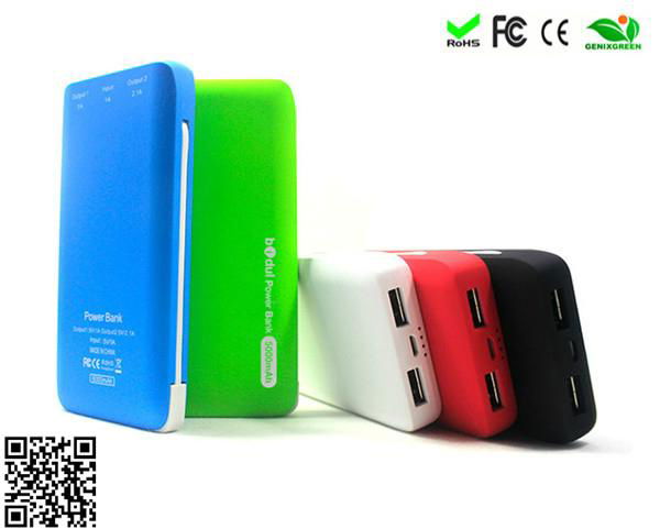 5000mAh Portable Charger External Battery Pack Power Bank Charger the shell with