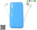 5000mAh Portable Charger External Battery Pack Power Bank Charger the shell with 2