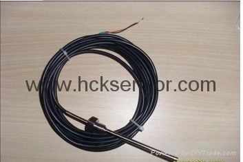 threaded mounting PT100 platinum thermal resistance temperature sensor probe