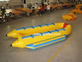 Inflatable boat, banana boat, U shape