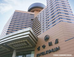 Terracotta panel curtain wall facade