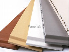 Terracotta panel curtain wall facade