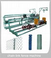 Full automatic chain link fence machine