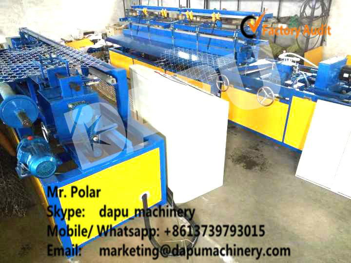 20/100 full automatic chain link fence machine 2