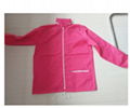 Mens Fashion Clothing pink Polyester Custom solid Windbreaker