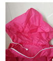 Mens Fashion Clothing pink Polyester Custom solid Windbreaker 4