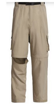 Belted Cargo Pants Convertible pant for men 2