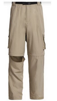 Belted Cargo Pants Convertible pant for men 3