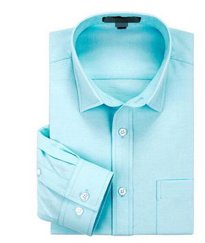100% Cotton Oxford Plain Color Man's Slim Fit Long Sleeve Business Dress Shirt 2