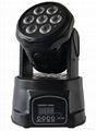 7*10W LED MINI  MOVING HEAD LIGHT