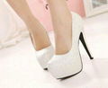 high-heeled shoes