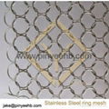 Stainless steel Welded Ring Mesh Chain Mail mesh Curtain 2