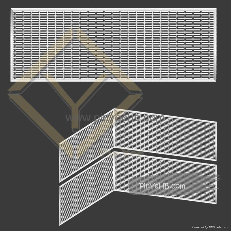 Interior wall cladding mesh woven metal mesh 3