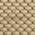 interior room partition and decorative coil mesh drapery curtain  2